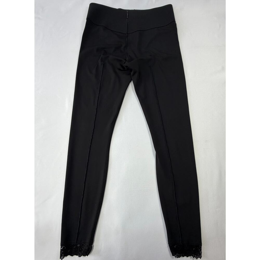 Savage X Fenty High Waisted Legging Womens Black Lace Ankle Skinny Pants - W29